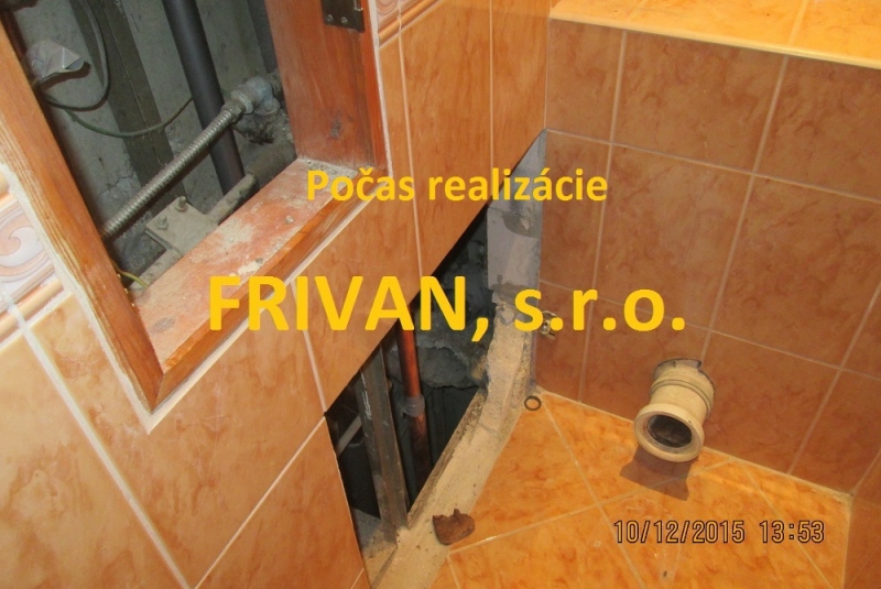 Výmena stúpačiek Výmena stúpačiek